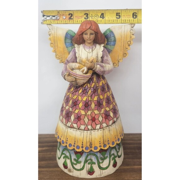 Jim Shore Heartwood Creek Angel of Contentment figurine 9" Vintage 2002 #108923 - Picture 8 of 10
